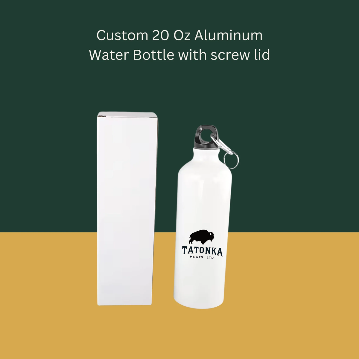 Tatonka 20 Oz Aluminum Water Bottle with screw lid (RMP)