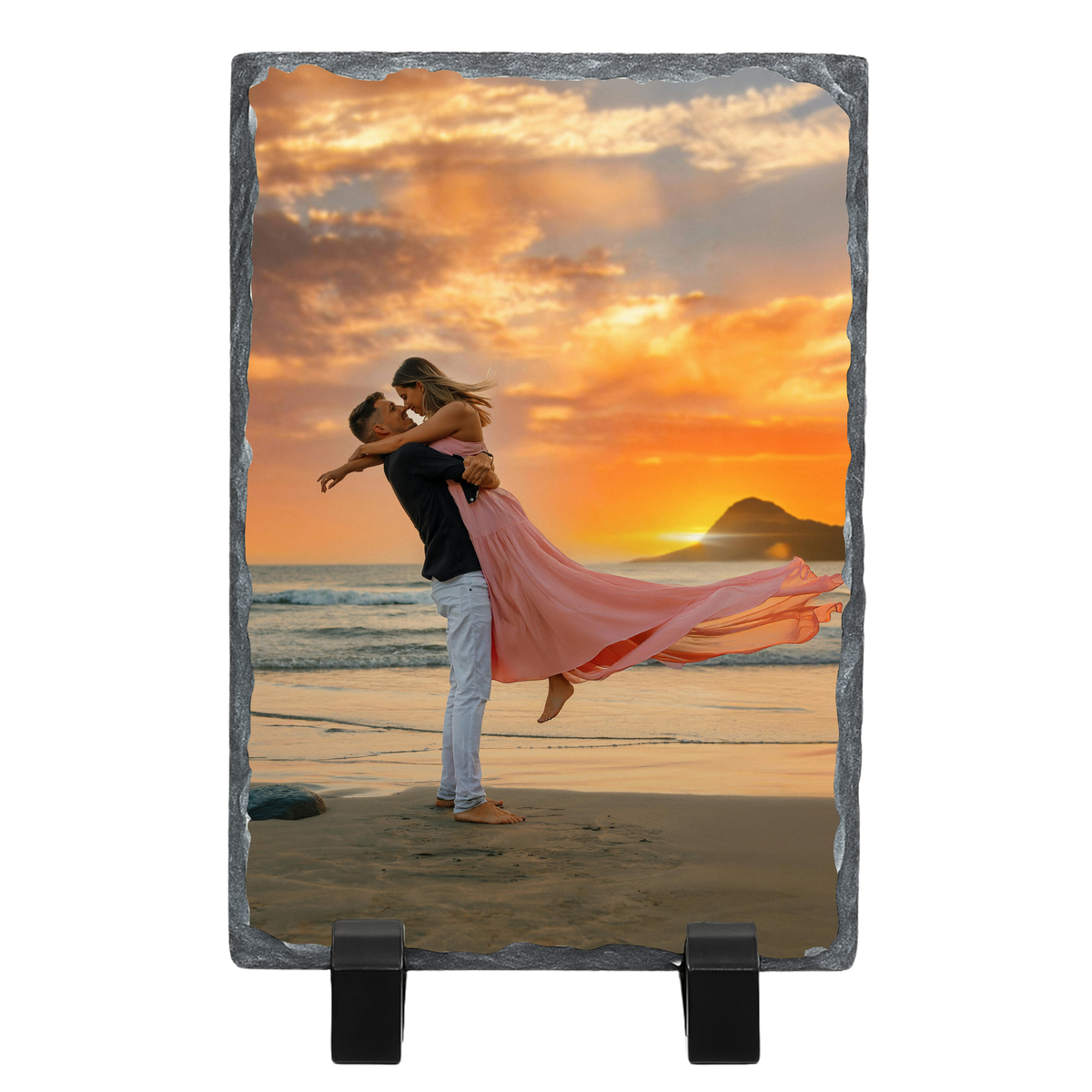 Custom 4×6 Sublimation Photo Rock Slate – Portrait or Landscape