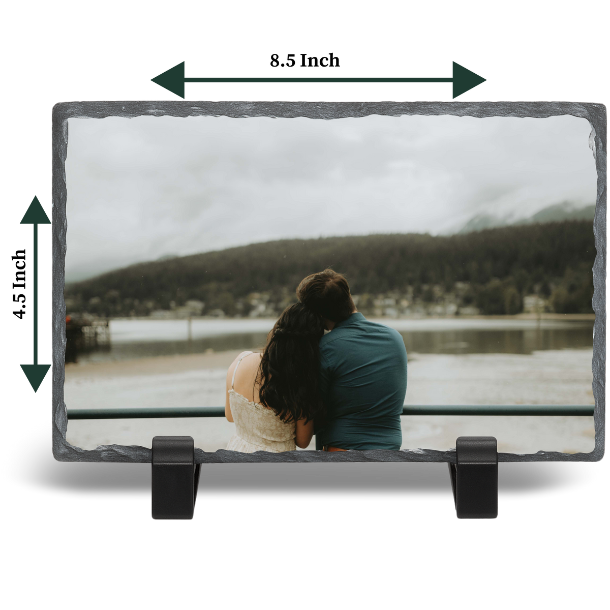 Custom 8.5×4.5 Sublimation Photo Rock Slate