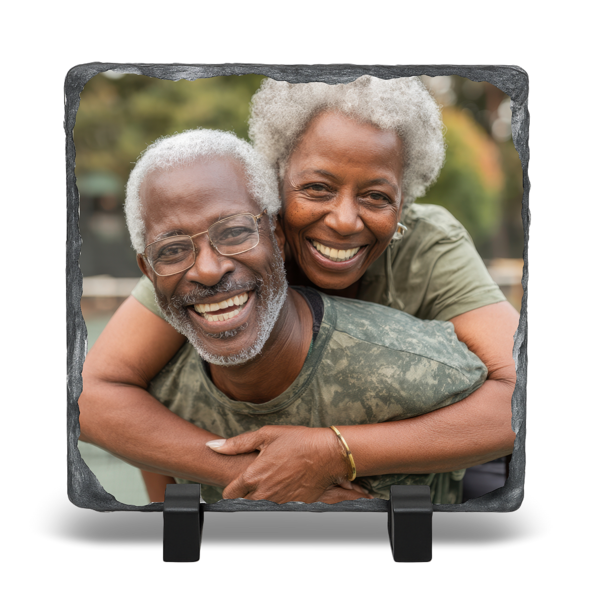 Custom 6×6 Square Sublimation Photo Rock Slate
