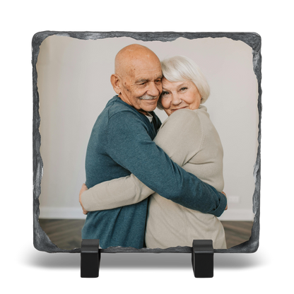 Custom 6×6 Square Sublimation Photo Rock Slate