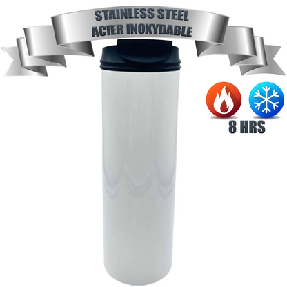Custom 20oz stainless steel (Double insulated hot- cold 8 hours)tumbler with screwable lid