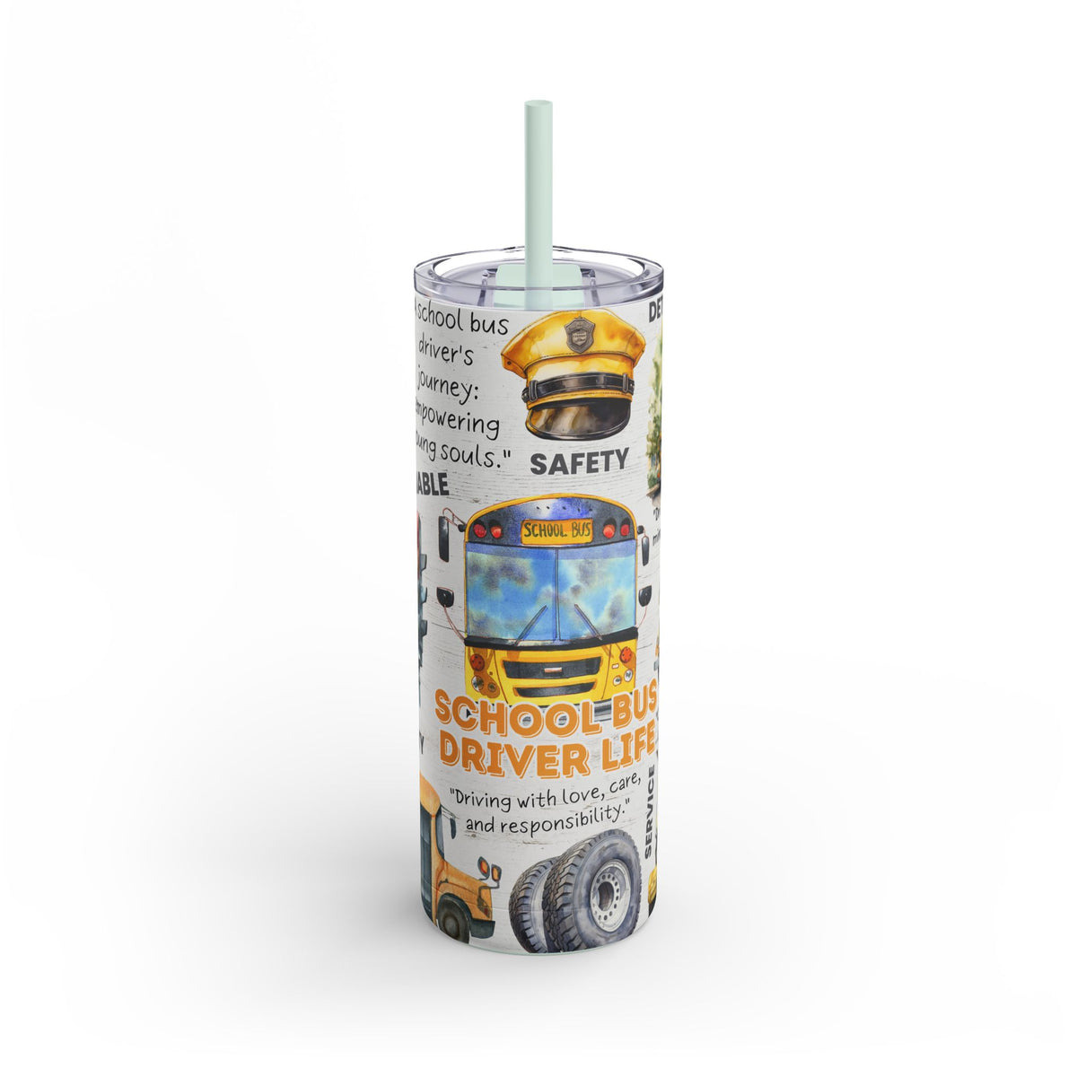 20 OZ 'School Bus Drivers Life'   Tumbler