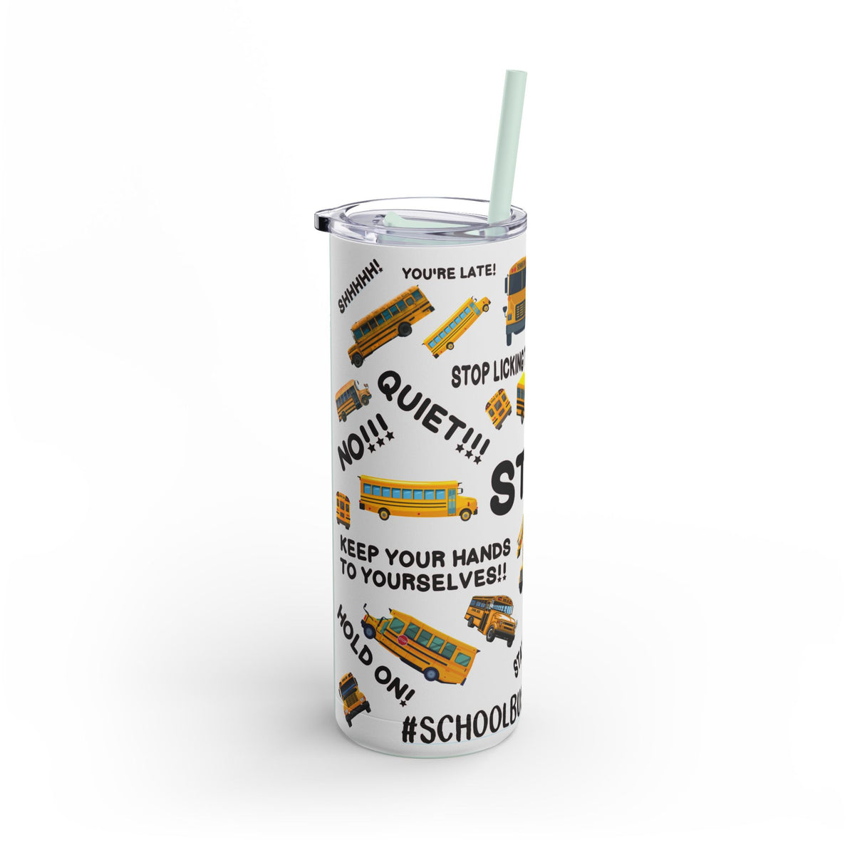 20 OZ 'School Bus Commandments'  Tumbler