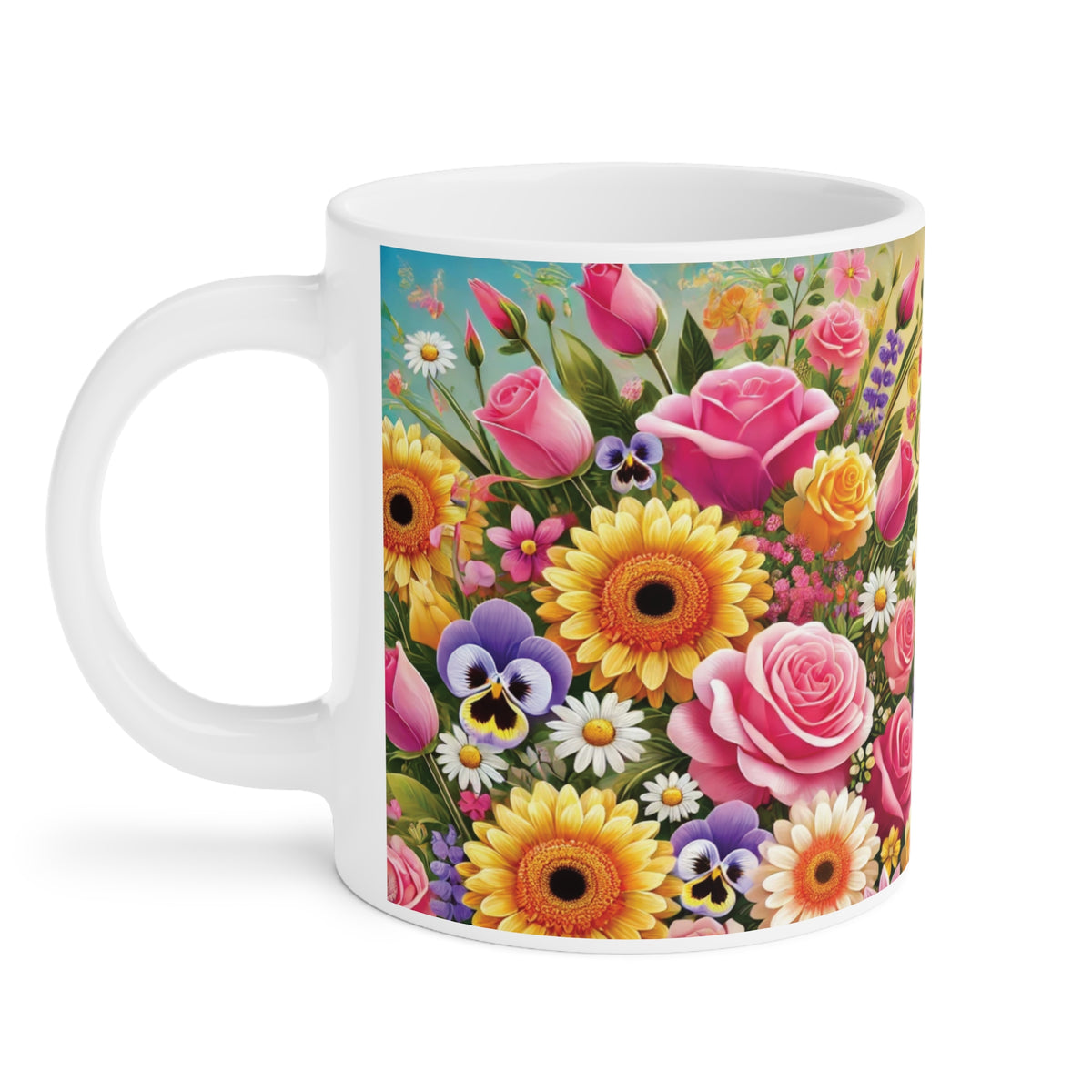 Custom ' Floral' Mug
