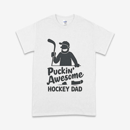 'Puckin Awesome Hockey Dad' T-Shirt