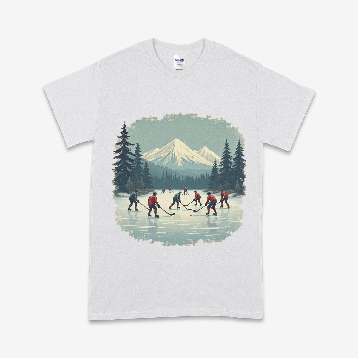 'Vintage Pond Hockey' T-Shirt