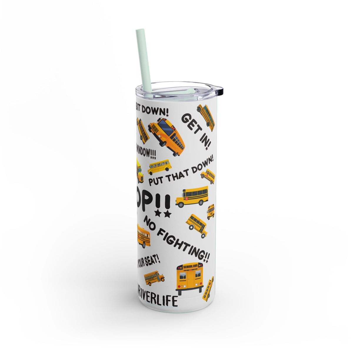 20 OZ 'School Bus Commandments'  Tumbler