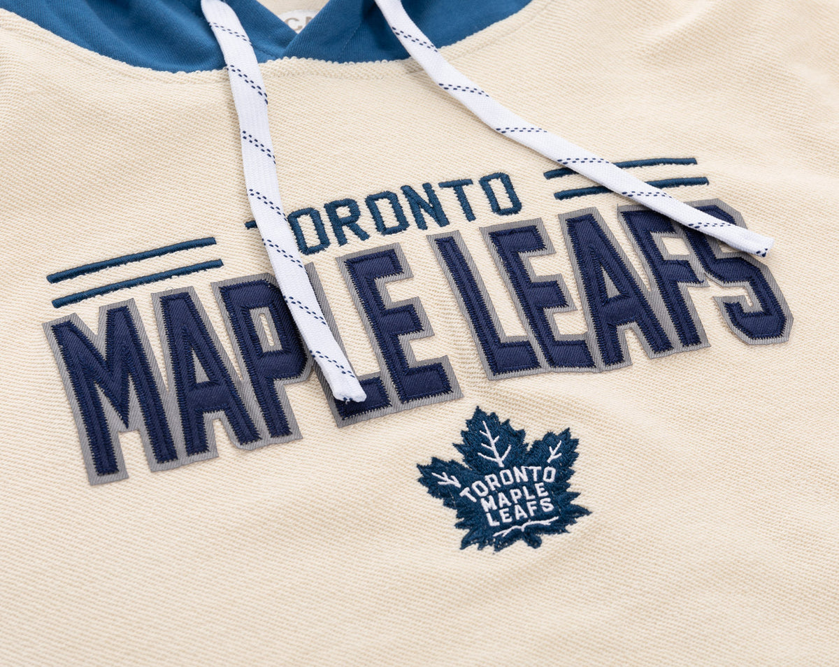 Toronto Maple Leafs NHL Unisex Reverse Terry Retro Premium Hoodie
