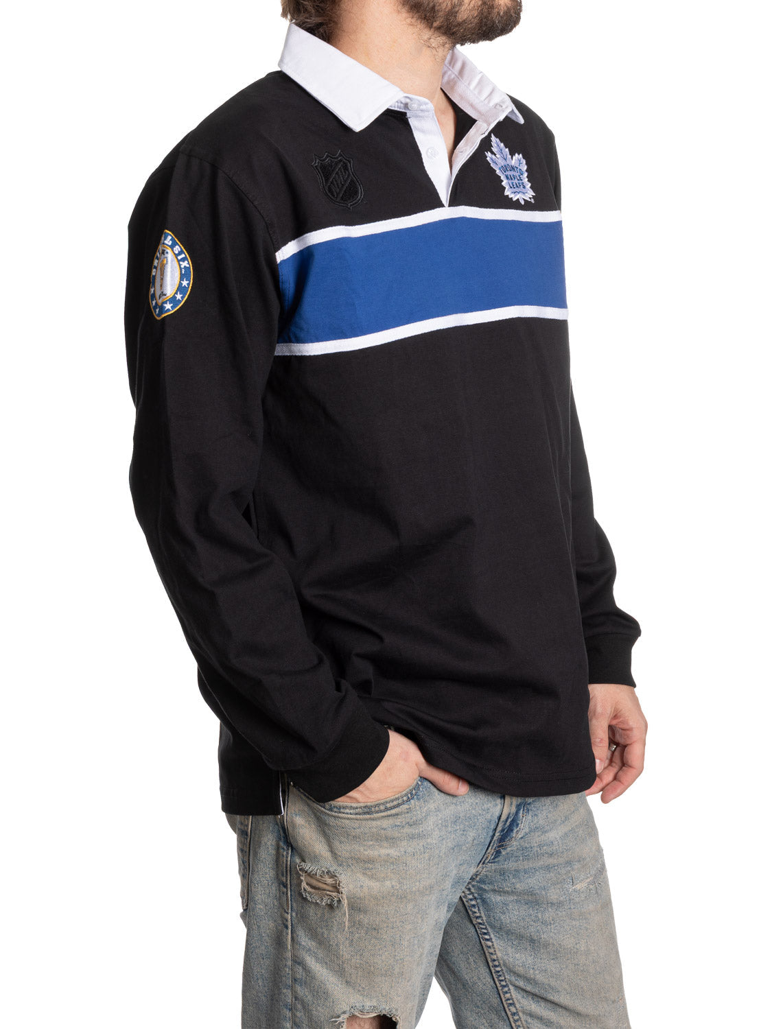 Toronto Maple Leafs Rugby Shirt Blackout Edition