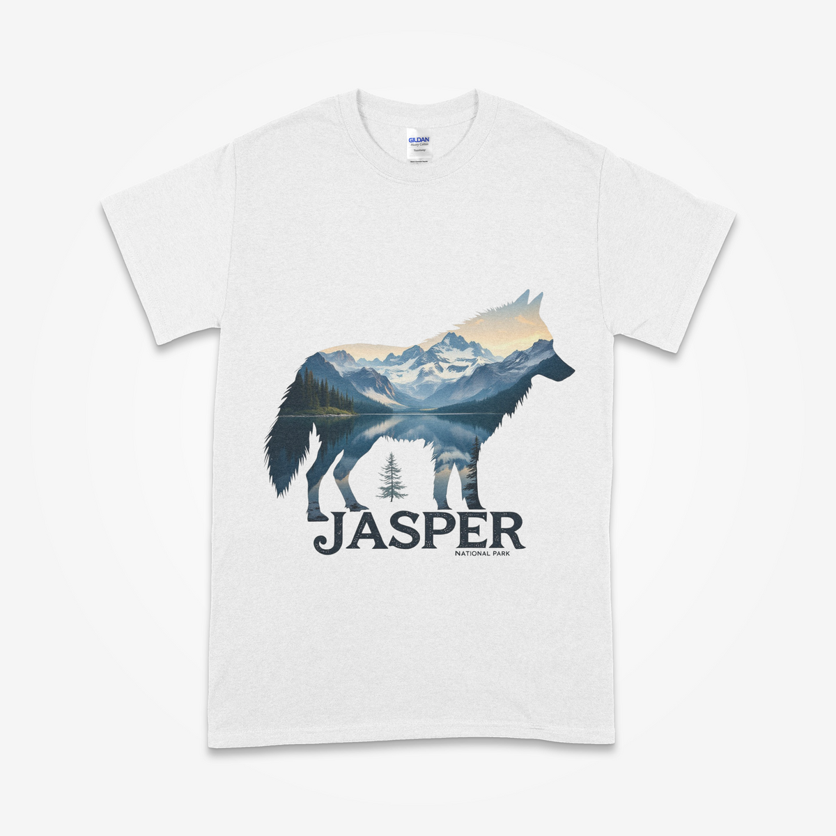 Jasper National Park Wolf Tee