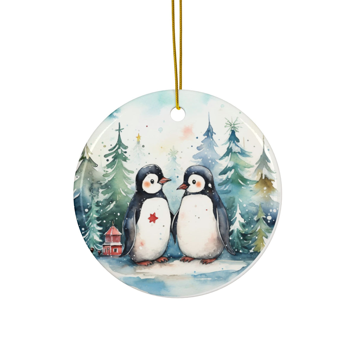 Christmas Ornament Set "Polar Bears & Penguins