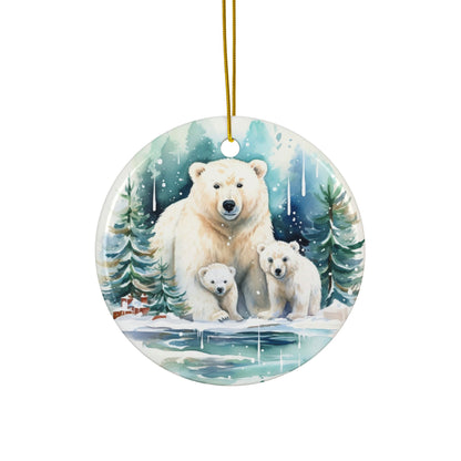 Christmas Ornament Set "Polar Bears & Penguins