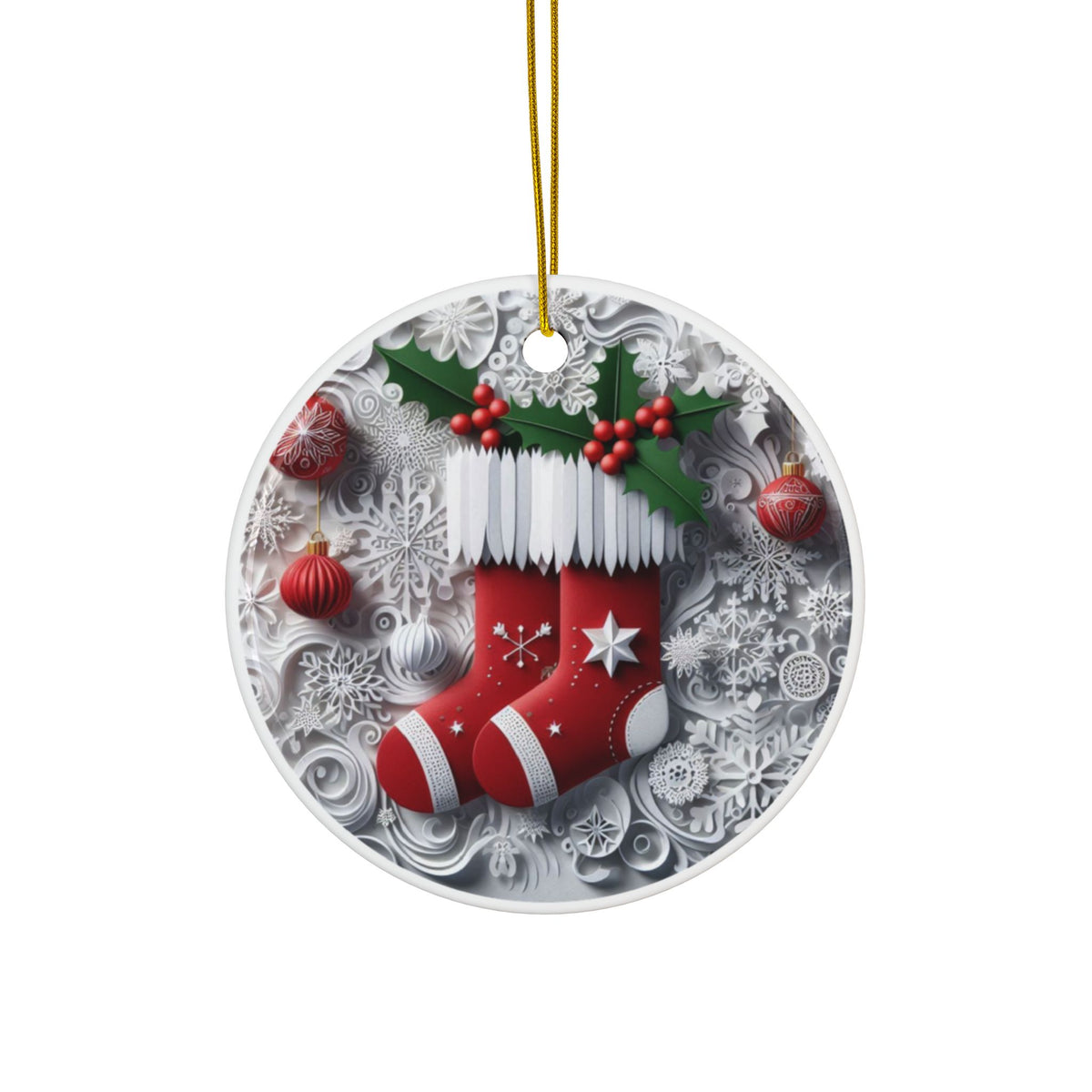 Christmas 'Santa-Themed' Ornament Set